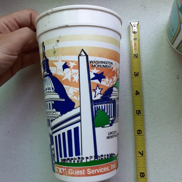 Lot of 5 Plastic Souvenir Cups - Picture 6 of 16